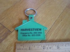 Vintage Mt Joy PA Key Ring Harvestview Green House Keychain Vintage  picture