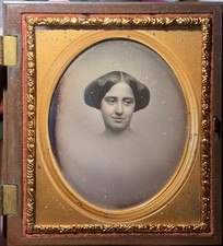 brilliant boston style vignette sixth plate daguerreotype picture