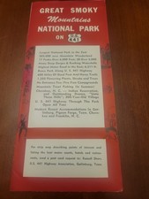 Great Smoky Mountains National Park US Highway 441 Vintage Brochure picture