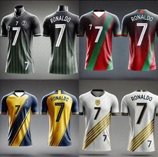 Ronaldo Football Jersey T-Shirt Portugal Real Foot 2025 Reproduction picture