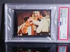 🥋Vintage 1974 Bruce Lee ENTER THE DRAGON #34 Yamakatsu Card PSA 6 EX-MT Japan picture