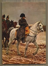 Postcard Vtg Art Napoleon on white Horse 1814 Meissonier Meissonnier detail picture