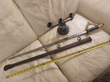 Extremely beautiful set of saber with candlestick, Pre WW1, antique  picture