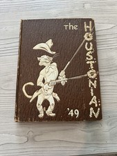 UNIVERSITY OF HOUSTON YEARBOOK ANNUAL 1949 ART COCHRAN ILLUSTRATION picture