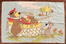 Vintage Yogi Bear Pillowcase / Hanna-Barbera / 30” x 20” / used picture