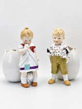 RAREst Gebruder Heubach 2 porcelain figurines Boy Girl PAIR antique /READ /0735 picture