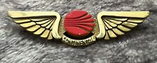 RARE Vintage Advertising MCM 60s Airline Airplane Junior Pilot Wings CONTINENTAL picture