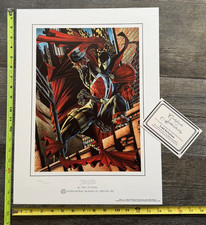 SPAWN Lithograph Todd McFarlane Print 1993 International Museum Of Cartoon Art picture