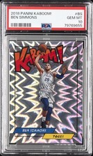 2018 PANINI KABOOM #BS BEN SIMMONS PSA 10 picture