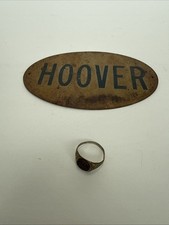 Vintage Herbert Hoover License Plate Topper Sign And 1928 Ring picture