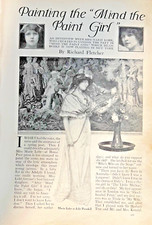 1912 Actress Marie Lohr illustrated picture