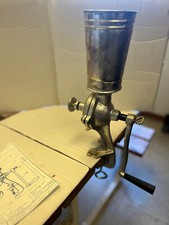 1980's vintage Romanian (USSR) coffee and grains grinder manual crank N.O.S picture