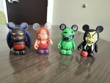 VINYLMATION DISNEY VILLAINS SERIES LOT, 1937 OLD HAG, MEDUSA, CHERNABOG, OOGIE picture