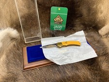 Puma Arumn Etch Ltd.  Edt. Vintage 715 Lockback Knife Micarta Handles Mint Dome picture