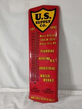 Vintage Advertising U.S. Supply CO. Garage Shop, Store Thermometer picture
