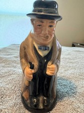 Royal Doulton Winston Churchill Toby Jug D6171 Vintage Miniature 4