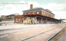 Rock Island Railway Station Depot Little Rock Arkansas c1910 Postcard 9422 picture