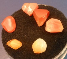 Mexican Fire Opal 6pcs 12.15ct Facet Rough Combined Shipping N Save picture