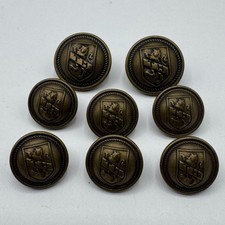 Vintage Tommy Hilfiger Bronze Metal Replacement Buttons Set 8 Blazer 15mm 20mm picture