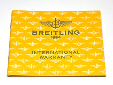 BLANK Breitling Warranty Certificate Guarantee w/ Dealer Stamp OEM Original picture