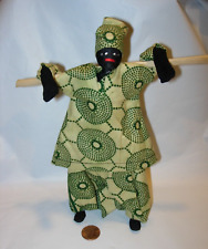 Vintage HANDMADE Black African Ethnic TRAVEL Souvenir Doll 9