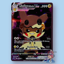 Pikachu Halloween Mimikyu Cosplay Cute Doujin ACG HOLO Card - Near Mint C. picture