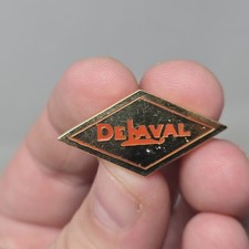 Vintage De Laval Cream Separator Pin Tie Tack Advertisement Gold Tone picture