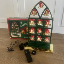 Vtg Ye Merrie Minstrel Caroling Christmas Bells AUS300 25 Carols W/ Remote Works picture