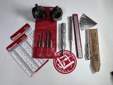 Starrett Tool Lot 278 VBlocks, 818, C331, 269A, 240D, S829E Hole Taper Gauge picture