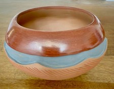 Dominguita Sisneros San Juan San Juan Pueblo Pottery Bowl Signed Native American picture