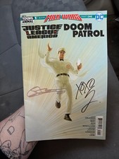 Justice League Doom Patrol Milk Wars-Issue 1 SIGNED by Gerard Way Steve Orlando picture