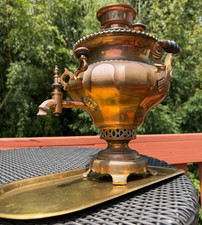 Rare Antique Imperial Russian Samovar Tampak. Good Working Antique Condition picture