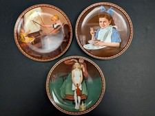 3 Vintage Knowles Norman Rockwell A Mind of Her Own 8.5