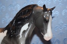NEW Breyerfest 2021 ANSEL Blue Roan Frame Overo Pinto Troubadour Special Run SR picture