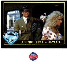 1983 Topps Superman III #8 A Nimble Feat--Almost picture
