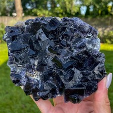 Random Black Rose Fluorite Crystal Mineral Speciman Rock Healing Decor Gift picture