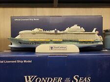 RCCL. ROYAL CARIBBEAN.  Wonder Of THE SEAS CRUISE SHIP MODEL.  picture