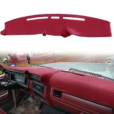 Maroon Dashboard Cover for 1980-1986 Ford F100 F150 F250 F350 Bronco LHD picture
