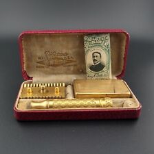 Gillette Gold Debutant Safety Razor with Case,  picture