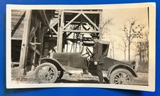 Vintage 1915 Ford Model T Antique Automobile Original Photo Man Car picture