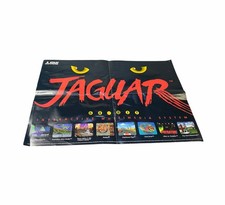 Vintage Original 1993 Atari Jaguar 64-Bit / Quick Start Poster Made In The USA picture