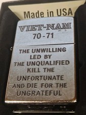 VIET-NAM WAR 70-71 ZIPPO LIGHTER NEW IN ORIGINAL BOX picture