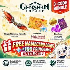 Genshin Impact Wings of Leisurely Moments | Pizza Hut & Vkusno Collab Code picture