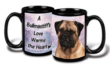 Bullmastiff Winter Scene Coffee Mug picture