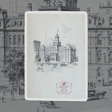 1941 J.L. HUDSONS MENU (60th Jubilee Yr) Detroit, MI Old City Hall, C. Anthony picture
