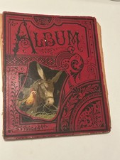 READ As Is Victorian Trade Card Die Cut Album Advertising Scrapbook 1880's picture