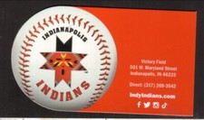 Indianapolis Indians--Minor Baseball Diecut Business Card--Indianapolis, IN picture