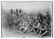 Russian Prisoners of War, Russians Tartars Kyrgyz 1914 WWI Group Photo picture