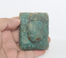 RARE ANCIENT EGYPTIAN PHARAONIC ANTIQUE SCARAB Block EGYCOM picture