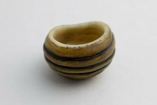 Wounaan Indian VaseTagua Carving Panama picture